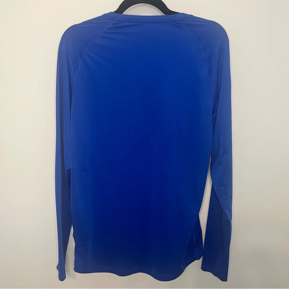 Nike Pro Dri-FIT Long Sleeve Shirt Men’s Medium‎ Blue Slim Fit Athletic Training